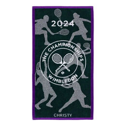 Serviettes Christy Wimbledon Champ towel 2024 Bath Green-Purple